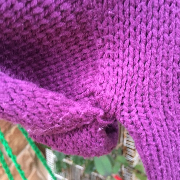 De Rotchild Purple Cowl neck Sweater Size L - Picture 5 of 8